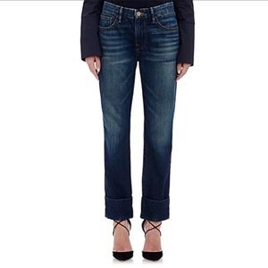 Frame Le Grand Garçon Slim Boyfriend Jeans LOW RISE